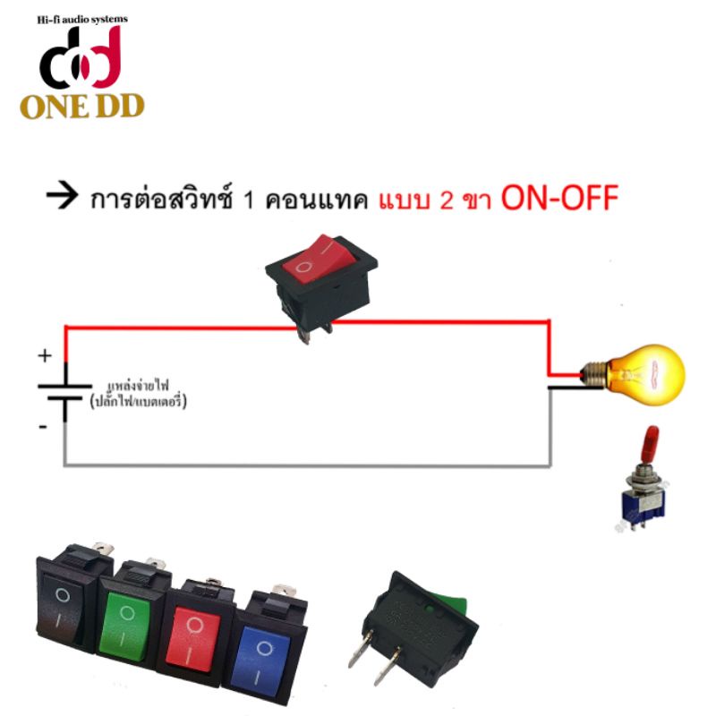 สวิตช์-2-ขา-ขนาดเล็ก-ไม่มีไฟ-220v