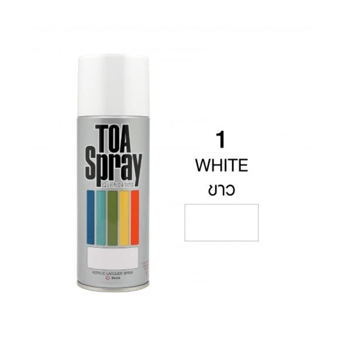สีสเปรย์อเนกประสงค์ TOA SPRAY QUICK DRYING 400 cc โล๊ะสินค้า Shopee