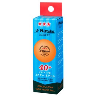 ภาพหน้าปกสินค้าลูกปิงปองยี่ห้อ NITTAKU รุ่น 3 STAR NEXCELL 40+  สีส้ม ( 3 ลูก ) ที่เกี่ยวข้อง