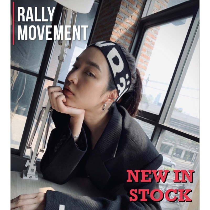 แท้ 💯% New with Tag & Bag Rally Movement Logo Headband สายคาดผม แบรนด์ ...