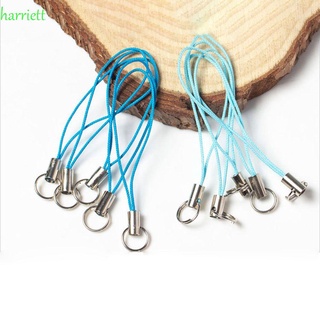 ภาพหน้าปกสินค้าHARRIETT 100pcs/ bundle Jewelry Making DIY Key Chain Jewelry Mixed Pendant Lanyard Strap Strings Double Ring Mobile Phone Key Ring/Multicolor ที่เกี่ยวข้อง