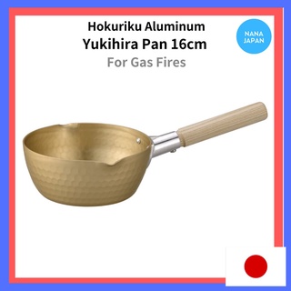【ส่งตรงจากญี่ปุ่น】 Hokuriku กระทะอลูมิเนียม Yukihira 16 ซม. สําหรับเตาแก๊สอลูมิเนียม (ผลิตในญี่ปุ่น)