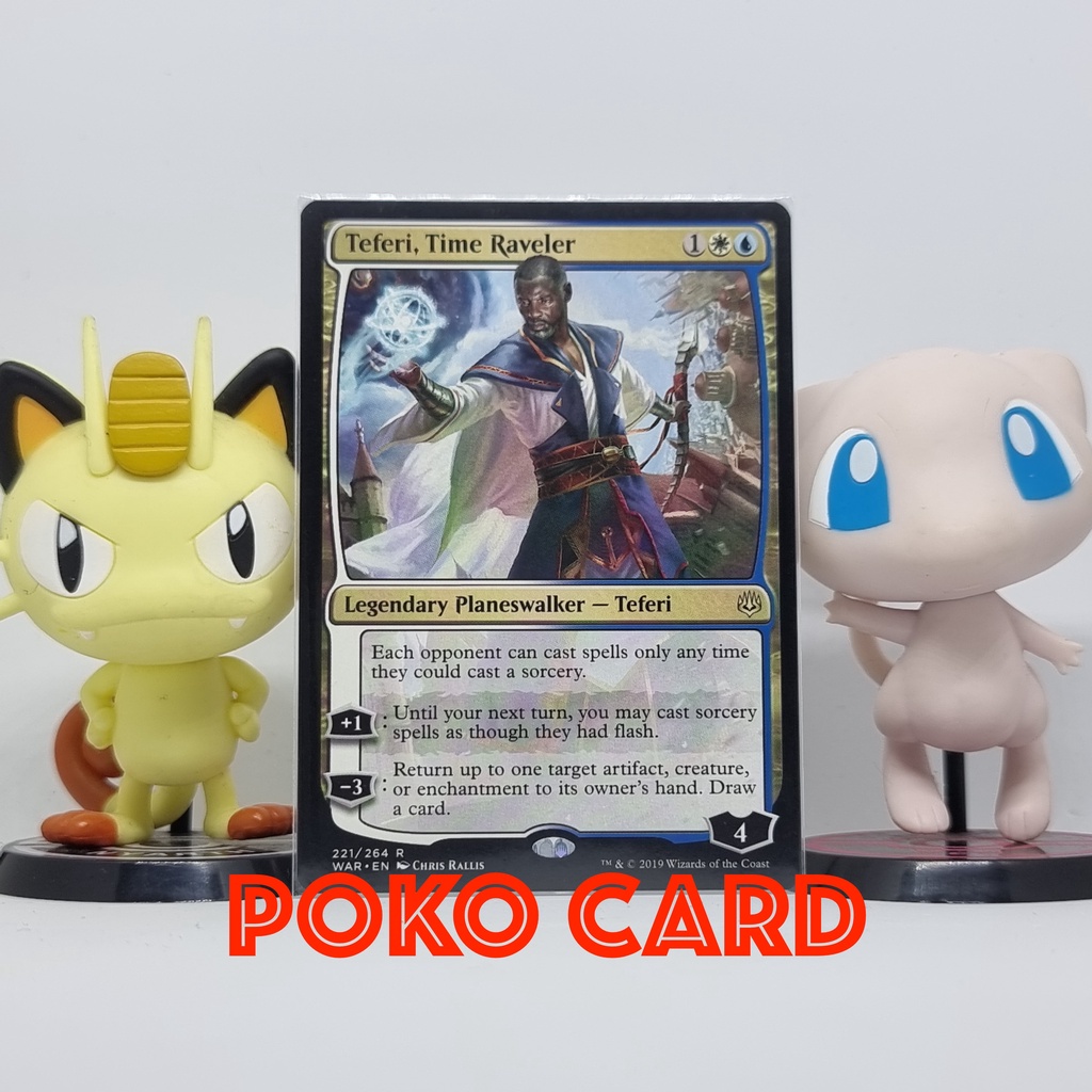 Teferi, Time Raveler การ์ด Magic The Gathering ของแท้ จากชุด War of the ...