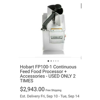 เครื่องหั่นผัก ผลไม้ ระดับโลก hobart ft100 ใหม่ แสนกว่า มือสอง 6 หมื่น เอาไปถูกๆ