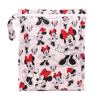 สินค้า Bumkins กระเป๋าใส่ผ้าเปียก Collection Disney รุ่น Wet Bag ลาย Minnie WB-DMN99