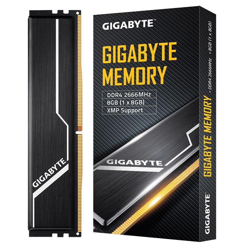 ภาพหน้าปกสินค้าRAM GIGABYTE 8GB/2666 DDR4 CL16-16-16-35- Black