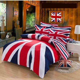 ชุดผ้าปูที่นอนเกรดพรีเมี่ยมลายธงชาติอังกฤษ