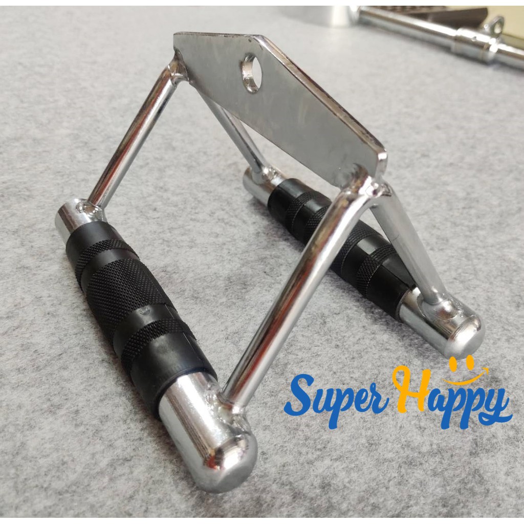 อุปกรณ์เล่นกับเคเบิล V grip triangle V bar Double Grip Handle for Cable