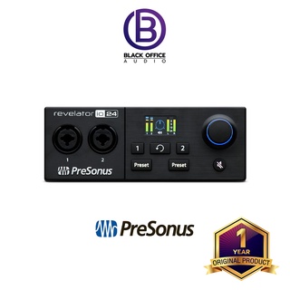 PreSonus Revelator io24 ออดิโออินเตอร์เฟสบันทึกเสียง / USB-C Audio Interface / อัดเสียง ทำเพลง (BlackOfficeAudio)