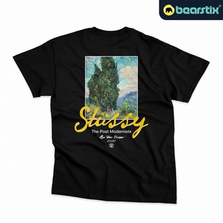 เสื้อยืดผู้ เสื้อยืด พิมพ์ลาย Bearstix Stussy The Post Modernists Van Gogh สไตล์โมเดิร์น S-5XL