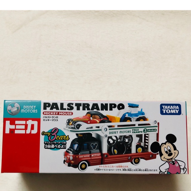 tomica-disney-motors-palstranpo-mickey-mouse-รถบรรทุกขนรถ