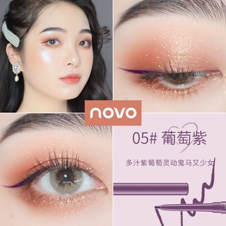 ภาพขนาดย่อของภาพหน้าปกสินค้าNovo Ultra-fine Waterproof Anti-Smudge Lasting Gel อายไลเนอร์ปากกาอายไลเนอร์เจลอายไลเนอร์ปากกาอายไลเนอร์กันน้ำ Anti-Smudge อายไลเนอร์อย่างเป็นทางการ Spot ของแท้ จากร้าน charm.coral.th บน Shopee ภาพที่ 6