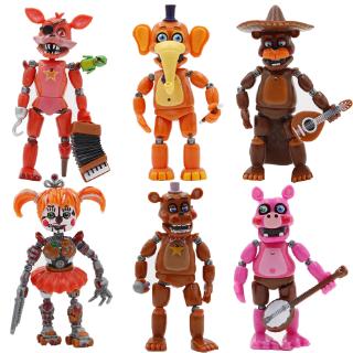 ภาพหน้าปกสินค้าฟิกเกอร์ five nights at freddy \' s พีวีซีของเล่นสําหรับเด็ก 6 ชิ้น ที่เกี่ยวข้อง