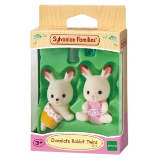 Sylvanian Families Chocolate Rabbit Twins / ซิลวาเนียน แฟมิลี่ ฝาแฝดชอคโกแลตแรบบิท