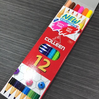 สินค้า Colleen สีไม้คอลลีน12สี  ชนิด2หัว