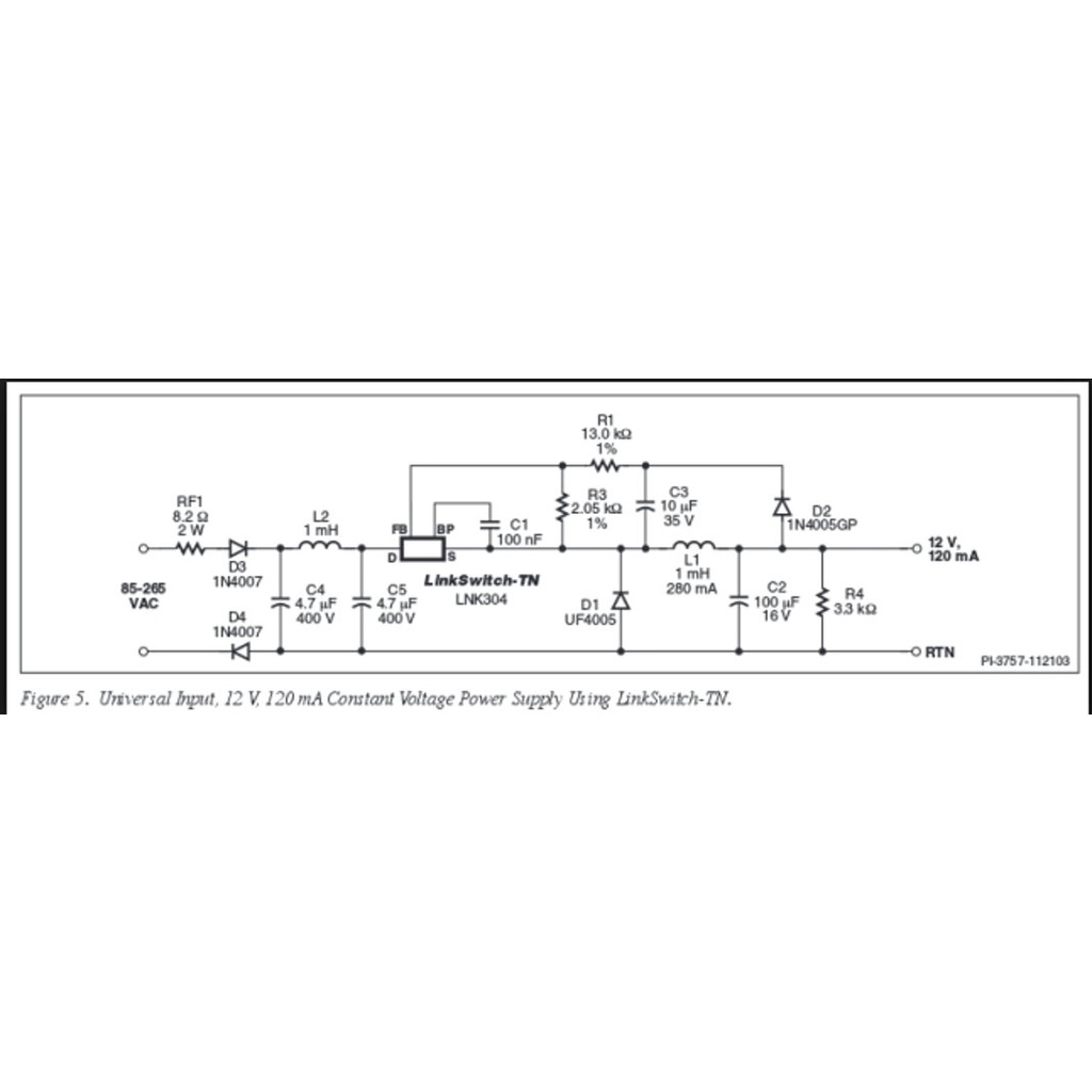 lnk304pn-ภาคจ่ายไฟต่างๆ