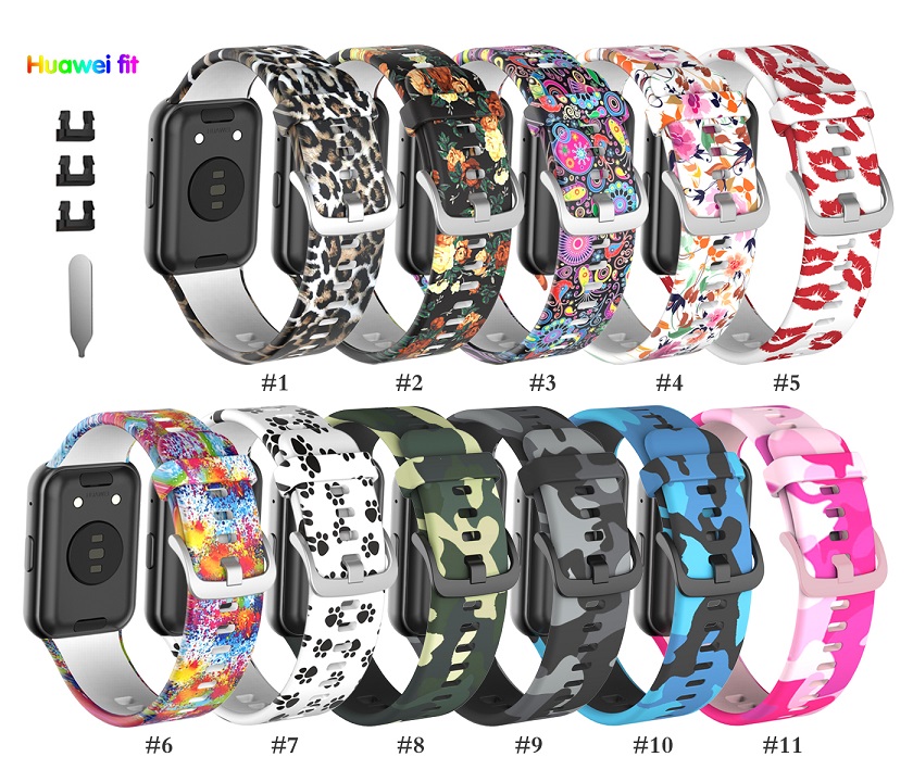 ภาพหน้าปกสินค้าสายนาฬิกาข้อมือสมาร์ทวอทช์ ซิลิโคน หลากสี แบบเปลี่ยน สําหรับ Huawei Watch FIT จากร้าน sunshinexu01.th บน Shopee