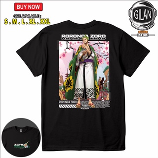 เสื้อยืด ลายการ์ตูนอนิเมะ ONE PIECE RORONOA ZORO WANO KUNI Sakazuki