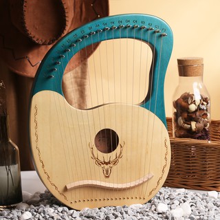 lyre 19-string beginner lyre 19-string harp lyre small portable musical instrument easy to learn