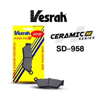 ผ้าเบรค GS1200 CFmoto Diavel GS1250 F650GS F800GS K1600 ยี่ห้อ Vesrah รหัส SD-958 VD-958