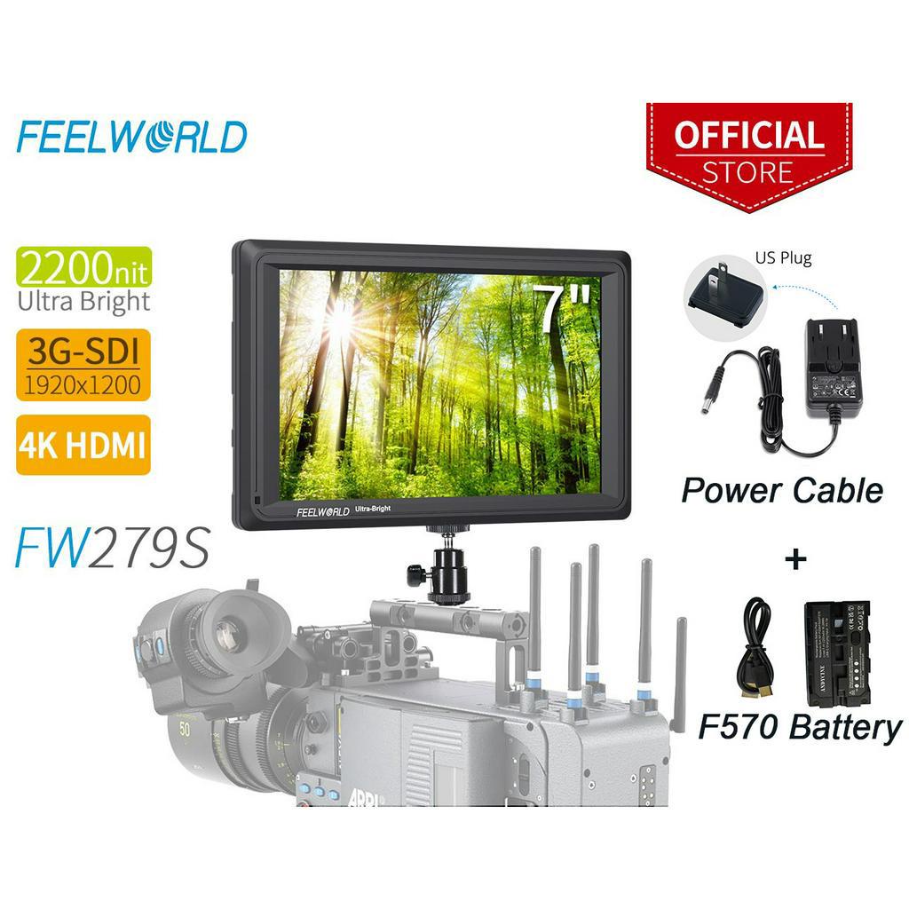 Feelworld FW279 มอนิเตอร์กล้อง DSLR 7 นิ้ว 2200nit ความสว่างสูง มองเห็น ...