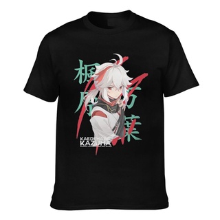 เสื้อยืด พิมพ์ลาย Kaedehara Kazuha Green Hipster Genshin Impact Novelty สําหรับผู้ชาย