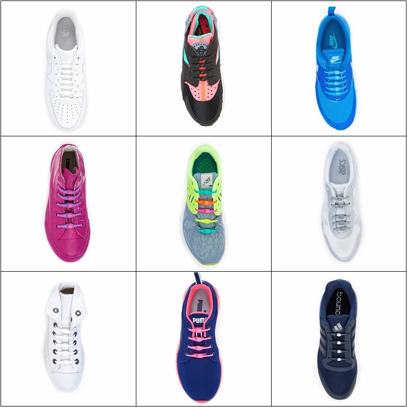 ภาพสินค้าเชือกผูกรองเท้า ชนิดซิลิโคน สีสันสดใส 12 สี สะดวกมีสไตล์ 12 ชิ้นต่อชุด จากร้าน fromlive01.th บน Shopee ภาพที่ 3