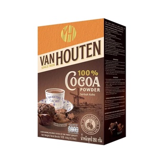 Van Houten Cocoa Powder ผงโกโก้ 100% ขนาด 350 กรัม