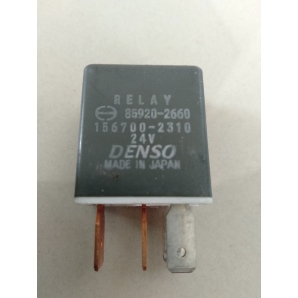 รีเลย์-24v-denso-4ขาใส่ฮีโน่-hino-โปรเฟีย-สิงไฮเทค-ของแท้มือ2ญี่ปุ่น