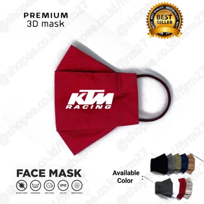 ktm-racing-3d-mask-3d-ktm-หน้ากากแข่งรถ