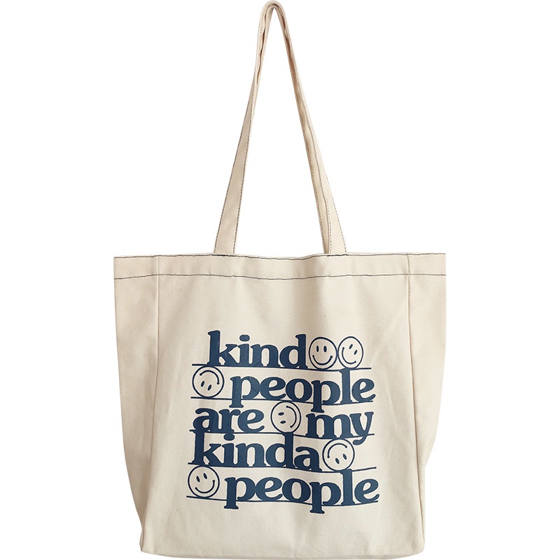 กระเป๋าผ้า-kind-people-are-my-kinda-people-มี2สี