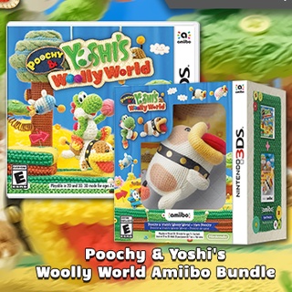 ภาพหน้าปกสินค้า(ภาษาอังกฤษ) มือ1 3DS Poochy & Yoshi\'s Woolly World แผ่น3DS เกม3DS Nintendo 3DS (Yarn Poochy amiibo Poochy and Yoshi)) ซึ่งคุณอาจชอบสินค้านี้