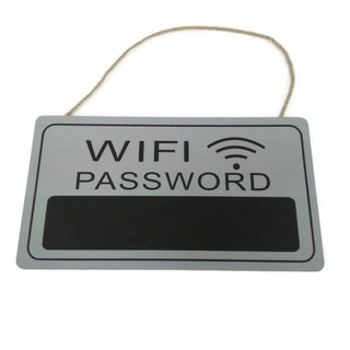 ป้ายรหัส WIFI PASSWORD JJ0297 แบบยาว