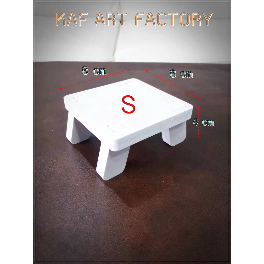 ภาพสินค้าหิ้งพระตั้งโต๊ะ โต๊วางพระมินิ แท่นวางพระ ขนาดเล็ก หิ้งไอ้ไข่ ชั้นวางพระ หิ้งพระจิ๋ว k10-bdstand01 จากร้าน kaf_art บน Shopee ภาพที่ 5
