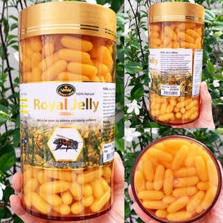 (ของแท้)) Nature King Royal Jelly 1000mg (365Capsules) อาหารเสริม นมผึ้ง นำเข้าจากออสเตรเลียราคา/1ชิ้น