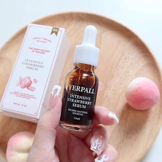 ล็อตใหม่มี QR เซรั่มสตรอเบอรี่ **ออแกนิก** YERPALL Intensive Strawberry Serum เซรั่มสตอ