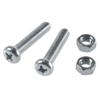 MACHINE SCREW 5X25MM JP NUT 25EA สกรูเกลียวมิลน็อต JP 5X25 MM 25 ตัว สกรู, น๊อตและแหวน อุปกรณ์ยึดติด เครื่องมือช่างและฮา