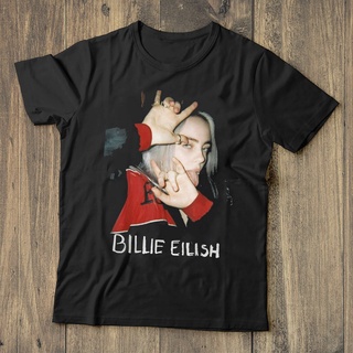 [S-5XL] เสื้อยืด พิมพ์ลาย Billie Eilish Fans We Love Billie Eilish สีดํา สไตล์คลาสสิก ไม่ซ้ําใคร สําหรับผู้ชาย 513706