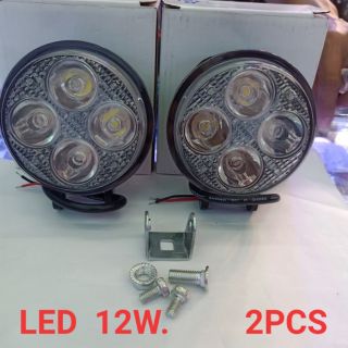 LED 12W 12V-24V LED Light Bar ไฟสปอตไลท์ ติดรถมอเตอร์ไซค์ รถยนต์