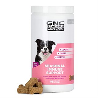ภาพหน้าปกสินค้าGNC Seasonal Immune Support เสริมภูมิสุนัข บำรุงฟื้นฟู ผิวหนังขน  (90 เม็ดขนม) ที่เกี่ยวข้อง