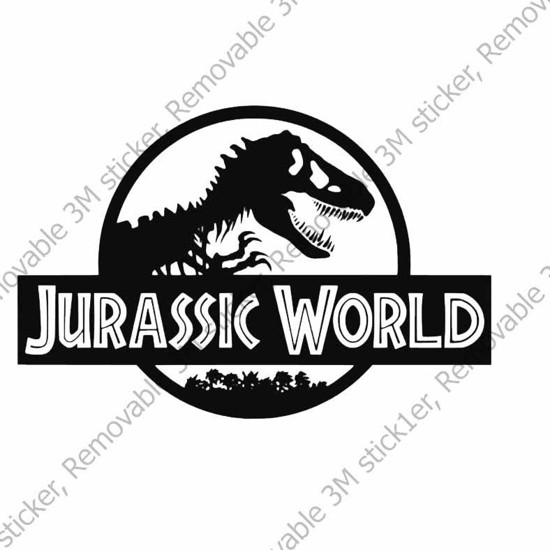 jurassic-world-สติ๊กเกอร์-3m-ลอกออกไม่มีคราบกาว-removable-3m-sticker-สติ๊กเกอร์ติด-รถยนต์-มอเตอร์ไซ