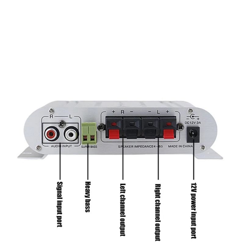 แบบพกพา400w-3ช่องhi-fiสเตอริโอลำโพงเครื่องขยายเสียงเสียงเครื่องขยายเสียงโฮมเธียเตอร์รองรับsuper-bass