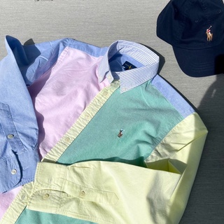 ภาพหน้าปกสินค้าPolo Ralph Lauren Oxford Shirt Boy Size - หลายสี ที่เกี่ยวข้อง