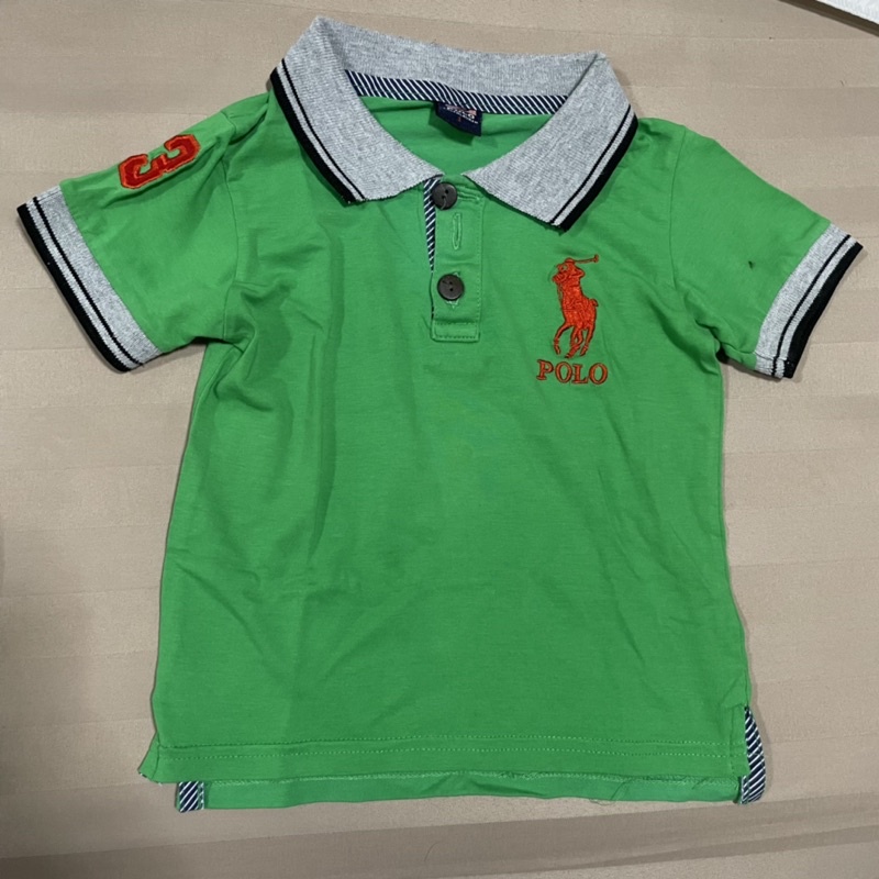 ส่งต่อเสื้อโปโลแบรนด์-ralph-lauren-สภาพดีสีเขียว-1t