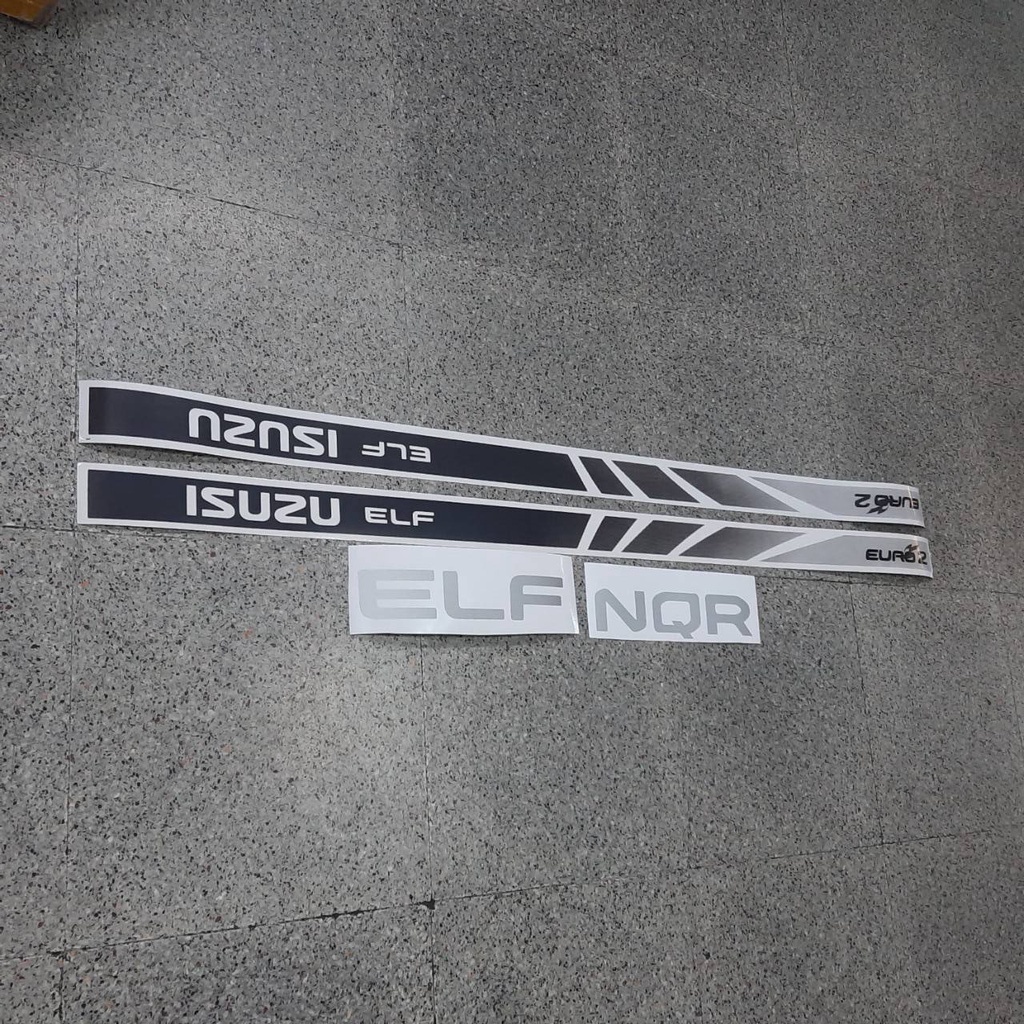 สติ๊กเกอร์แบบดั้งเดิม สำหรับ ISUZU EURO2 ELF NKR NPR NQR sticker ติดรถ ...