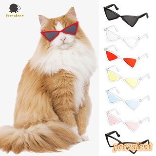 ภาพขนาดย่อของสินค้าPREVALENT Doll Accessories Cat Glasses Fashioning Photograph Props Pet Eyeglasses Triangle Frames Mirror Multicolor Pet Accessories Optionally Cools Dog Sunglasses