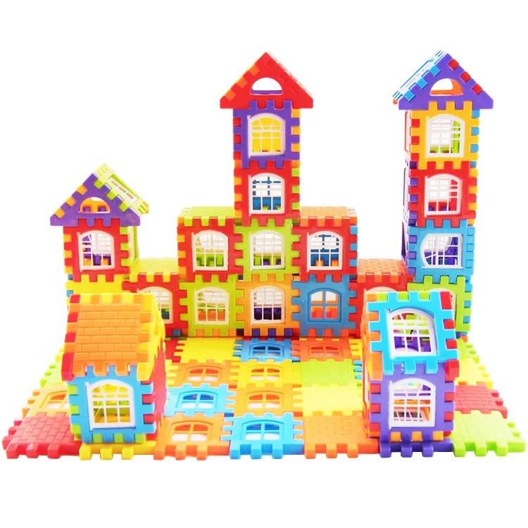 happy-house-บล็อก-block-ตัวต่อ-จิ๊กซอว์-ตัวต่อสร้างบ้าน-ของเล่นเด็ก-ของเล่นเสริมพัฒนาการ-ไม่มีกล่อง-พร้อมส่ง