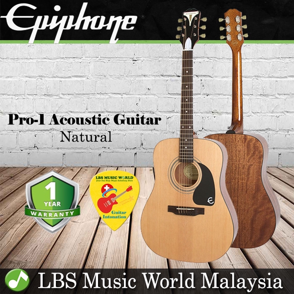 Epiphone PRO-1 41 นิ้ว กีตาร์โปร่ง เดรดนัท ธรรมชาติ (PRO 1) | Shopee ...