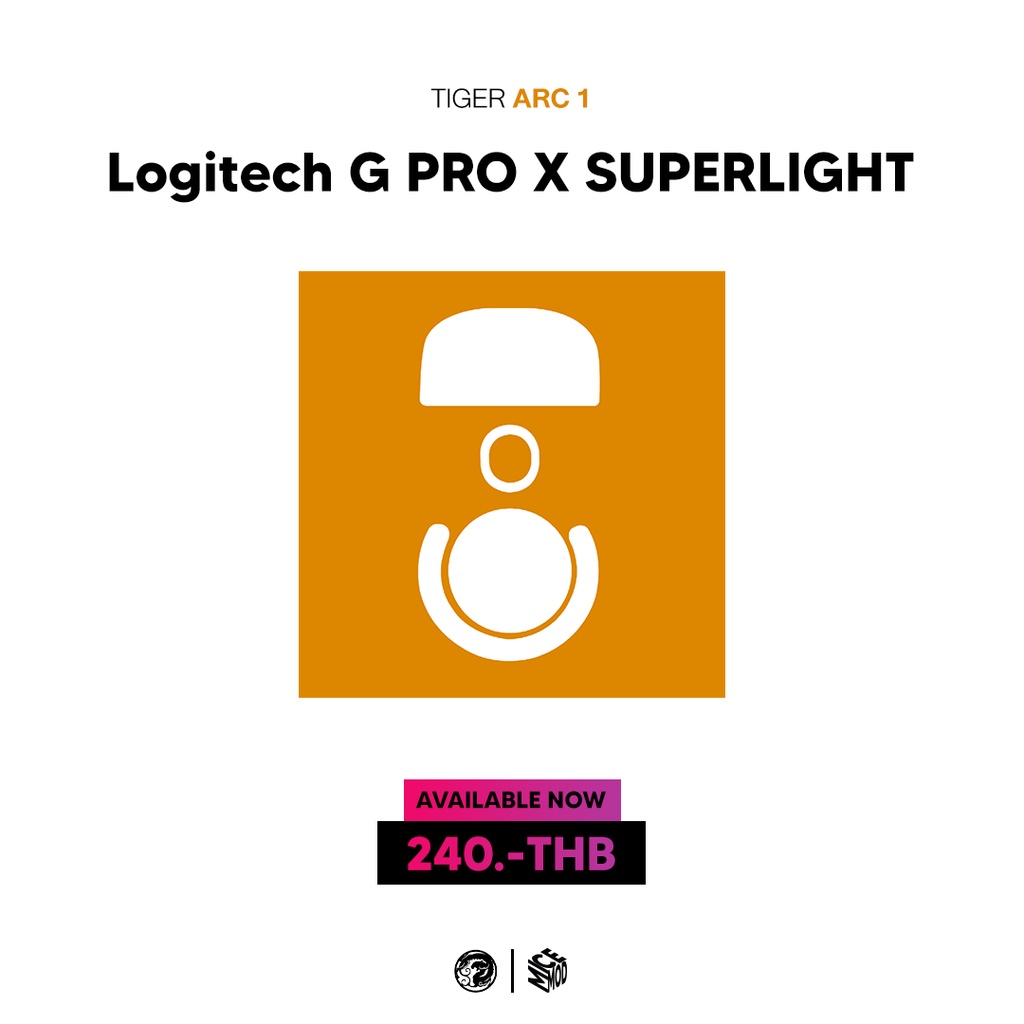 ภาพหน้าปกสินค้าเมาส์ฟีท Esports Tiger ของ Logitech G PRO X Superlight จากร้าน micemod บน Shopee