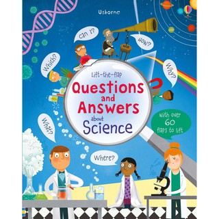 DKTODAY หนังสือ USBORNE LIFT-THE-FLAP Q&amp;A ABOUT SCIENCE (AGE 4+)